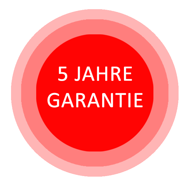 5 Jahre Garantie