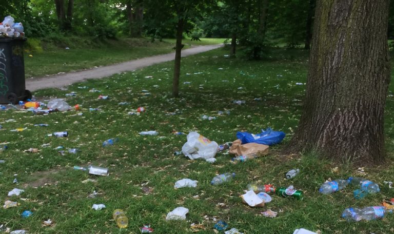 Reinigung öffentliche Flächen, Parks, Grünanlagen